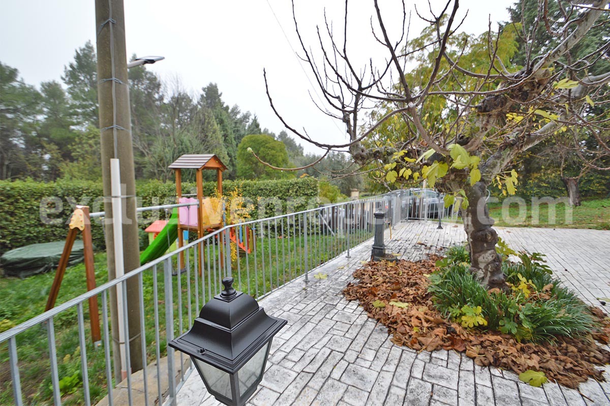 Peaceful Country Oasis for Sale near Mafalda - Molise with Olive Grove - Stone House and Wooden Building