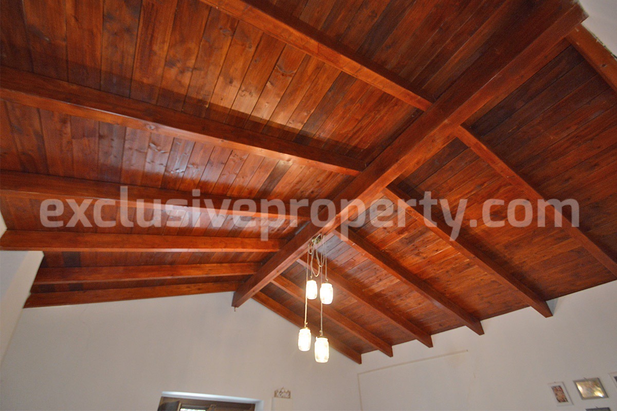 Peaceful Country Oasis for Sale near Mafalda - Molise with Olive Grove - Stone House and Wooden Building