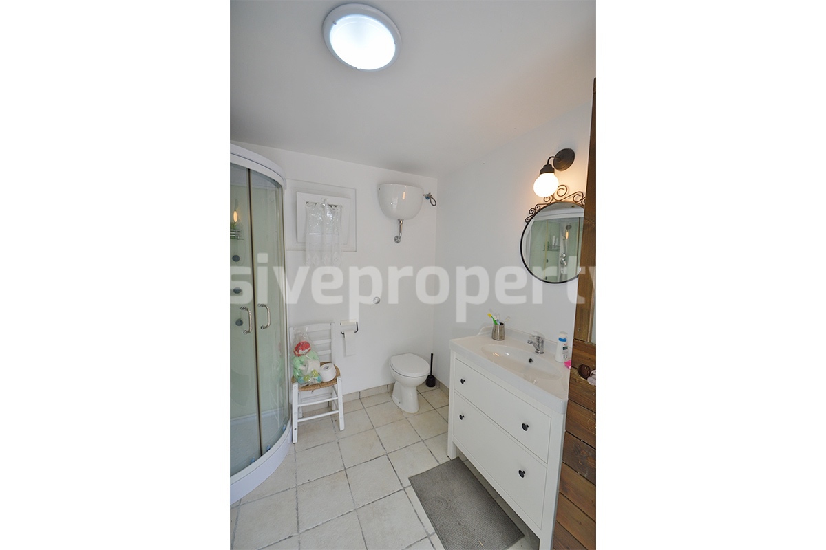 Peaceful Country Oasis for Sale near Mafalda - Molise with Olive Grove - Stone House and Wooden Building