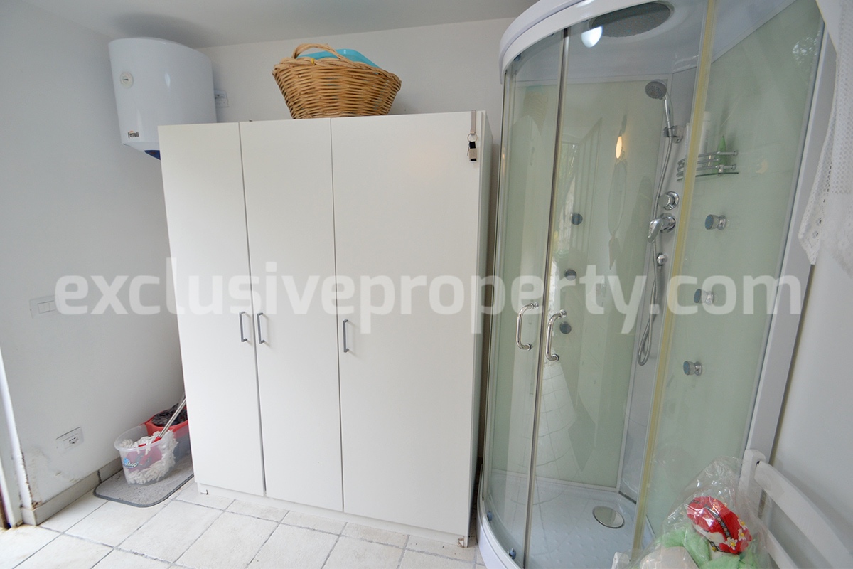 Peaceful Country Oasis for Sale near Mafalda - Molise with Olive Grove - Stone House and Wooden Building