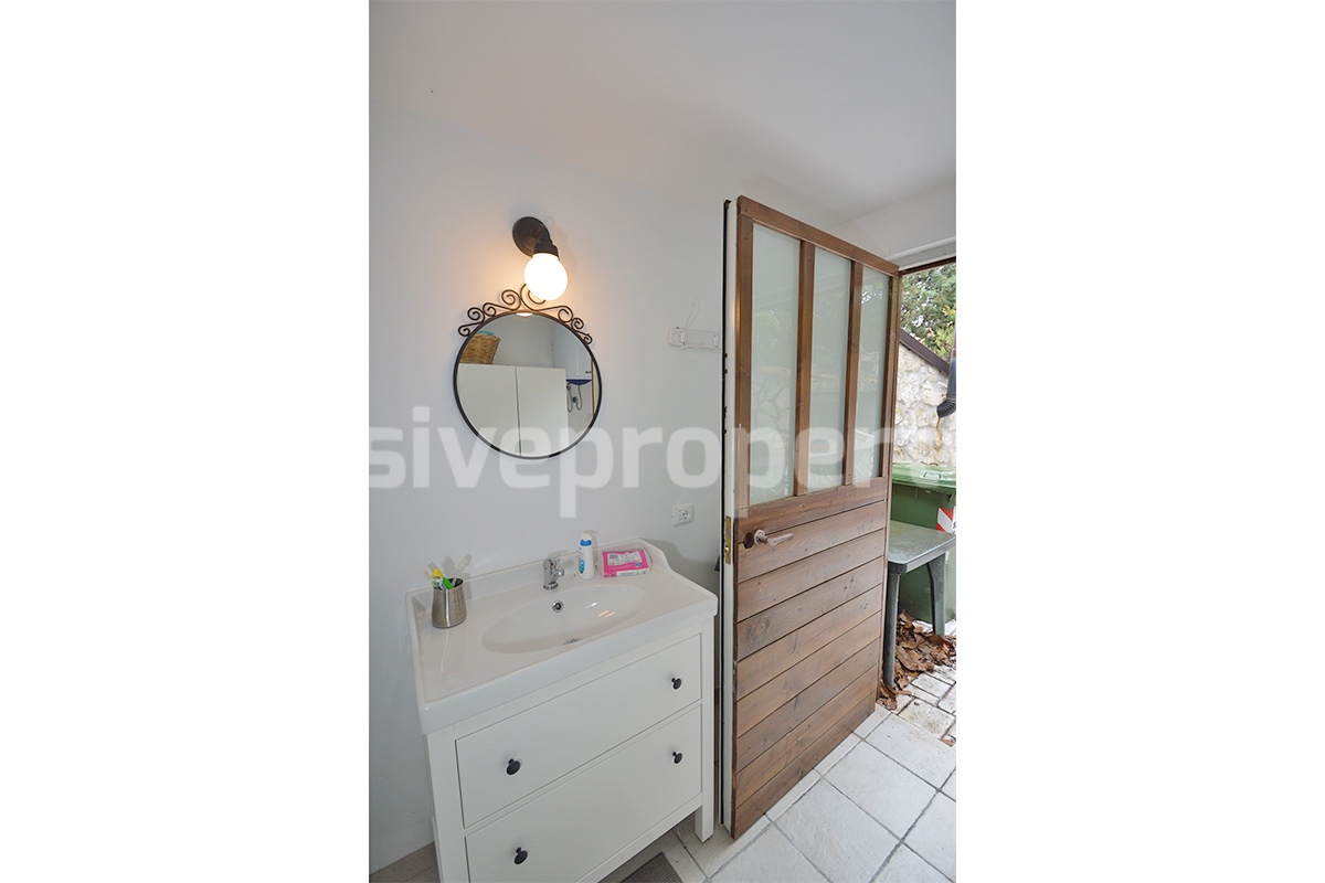 Peaceful Country Oasis for Sale near Mafalda - Molise with Olive Grove - Stone House and Wooden Building