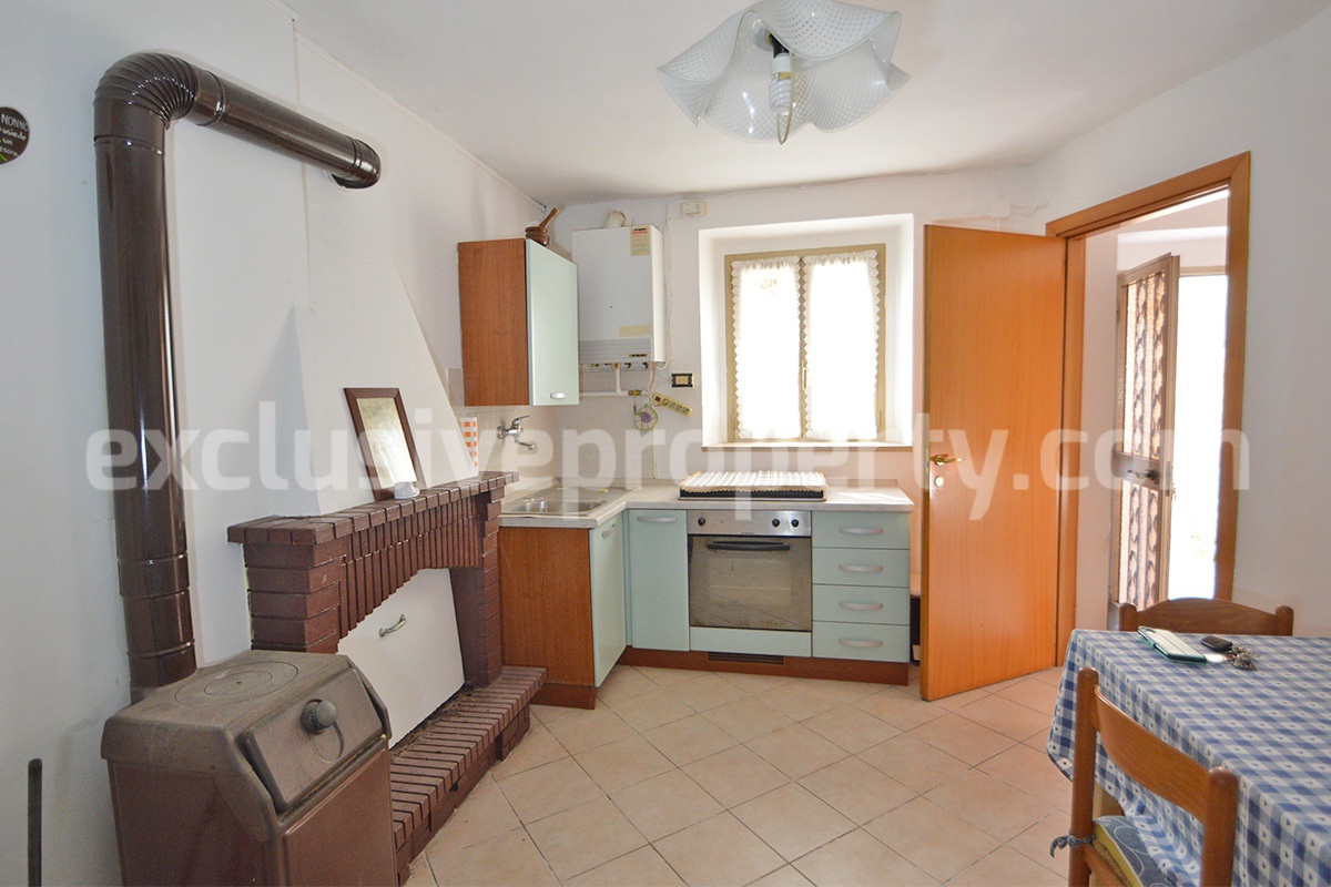 Furnished Town House with Garden and Garage for Sale in Montemitro - Molise - Near the Adriatic Sea