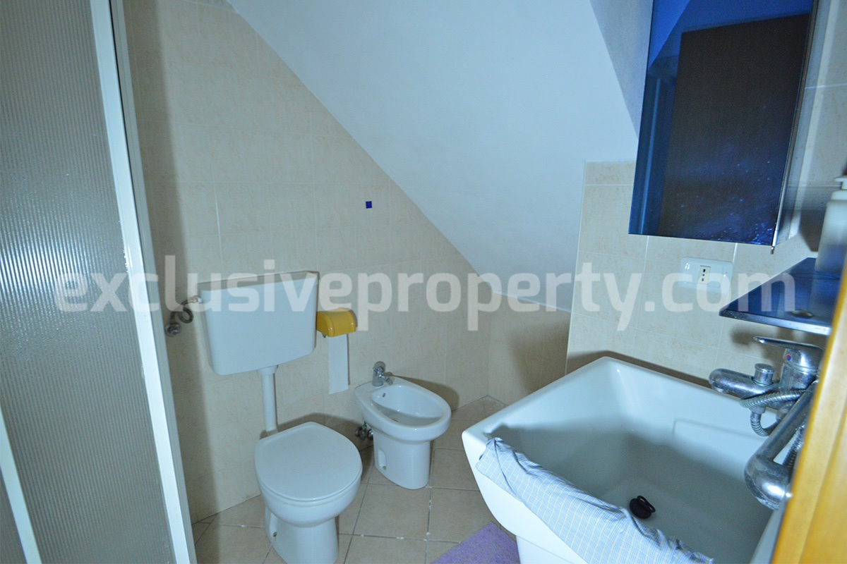 Furnished Town House with Garden and Garage for Sale in Montemitro - Molise - Near the Adriatic Sea