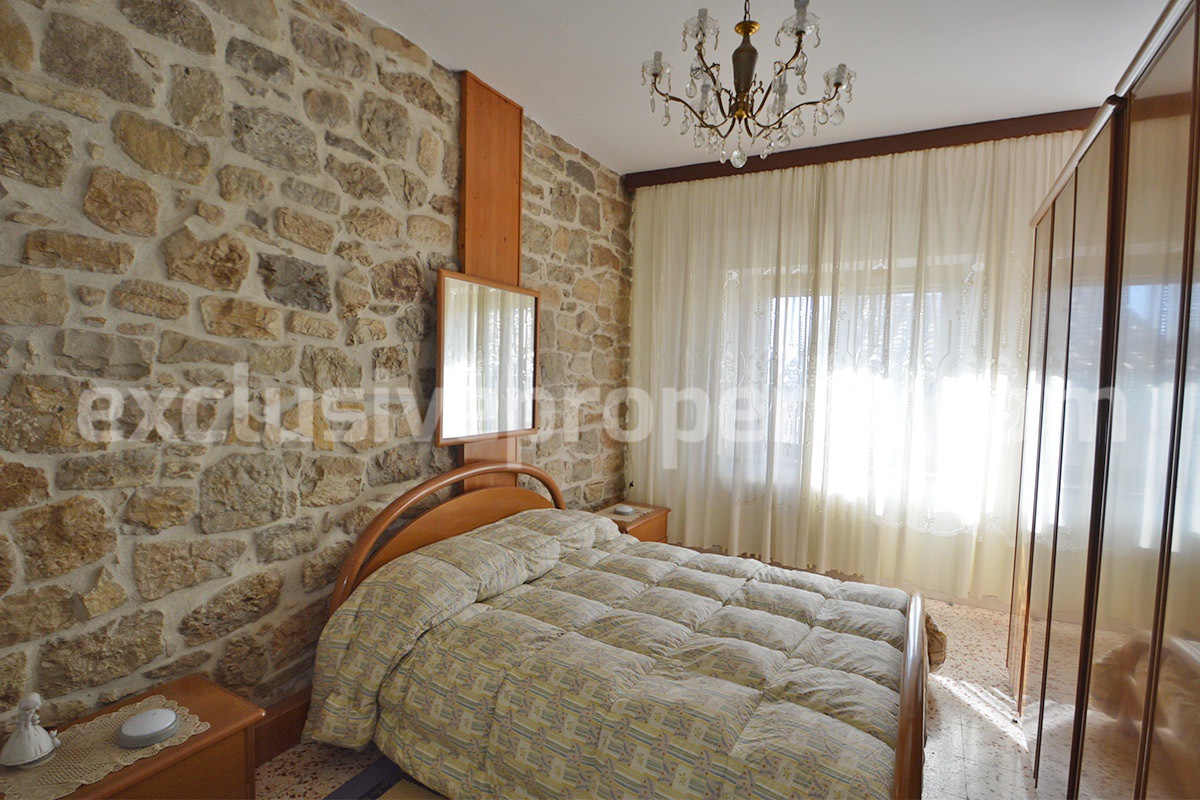 Furnished Town House with Garden and Garage for Sale in Montemitro - Molise - Near the Adriatic Sea