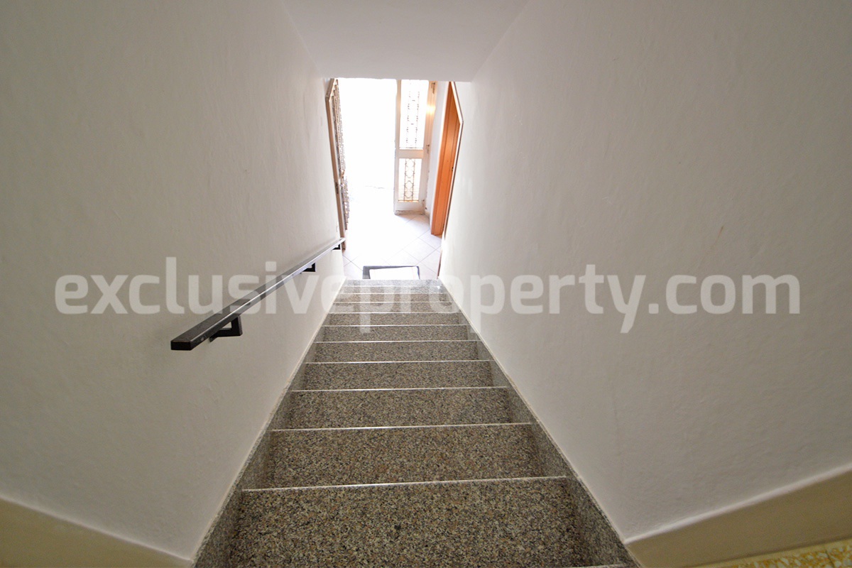 Furnished Town House with Garden and Garage for Sale in Montemitro - Molise - Near the Adriatic Sea