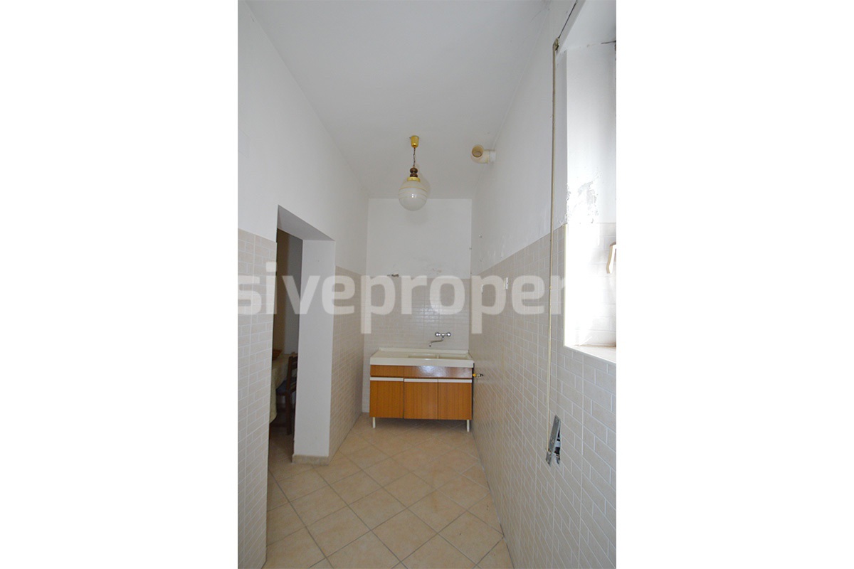 Furnished Town House with Garden and Garage for Sale in Montemitro - Molise - Near the Adriatic Sea