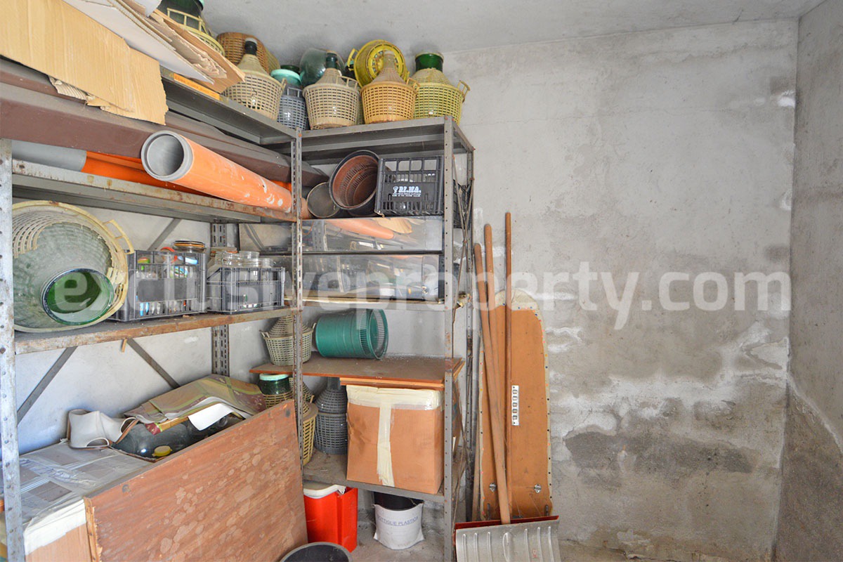 Furnished Town House with Garden and Garage for Sale in Montemitro - Molise - Near the Adriatic Sea