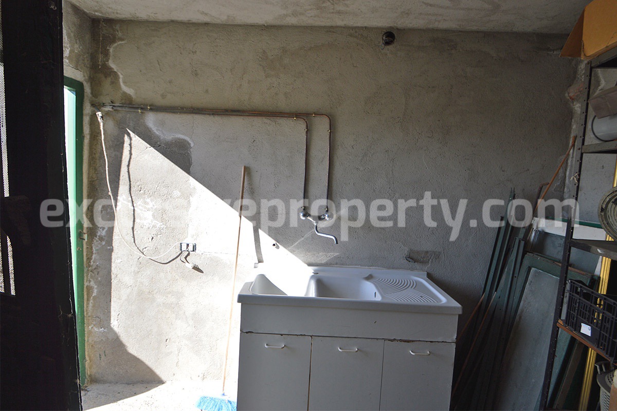 Furnished Town House with Garden and Garage for Sale in Montemitro - Molise - Near the Adriatic Sea