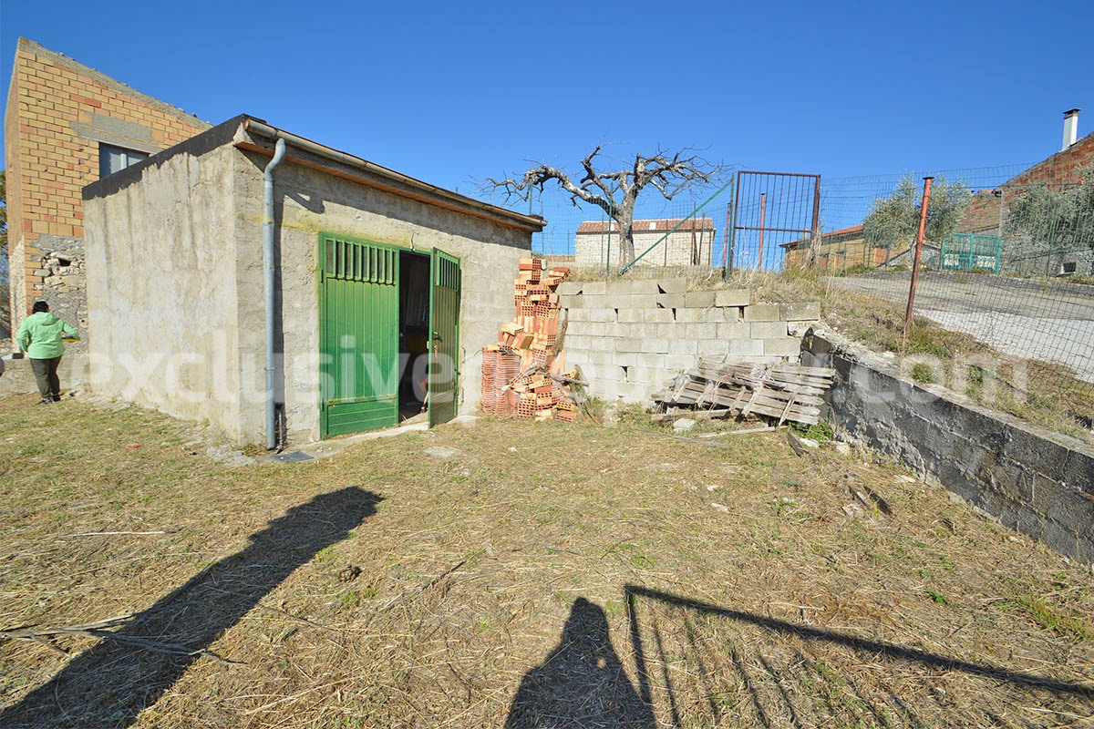 Furnished Town House with Garden and Garage for Sale in Montemitro - Molise - Near the Adriatic Sea