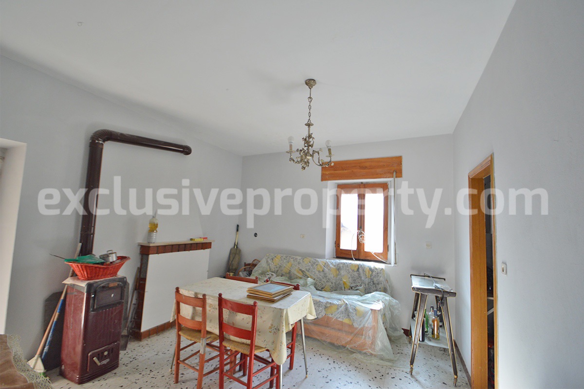 Stone Town House for Sale in the Medieval Centre of Montemitro - Molise - Near the Adriatic Coast