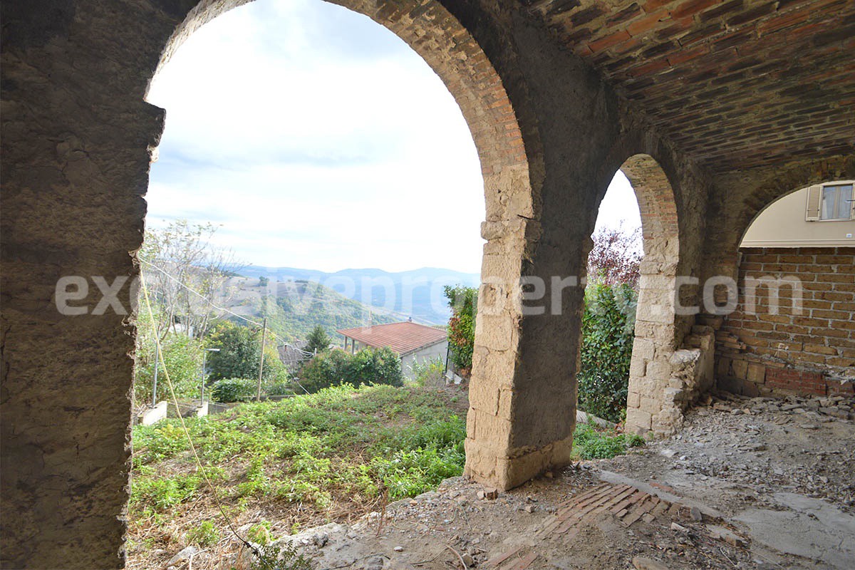 Property with Two Apartments - Terraces - Garden and Commercial Unit for Sale in Mafalda in Molise