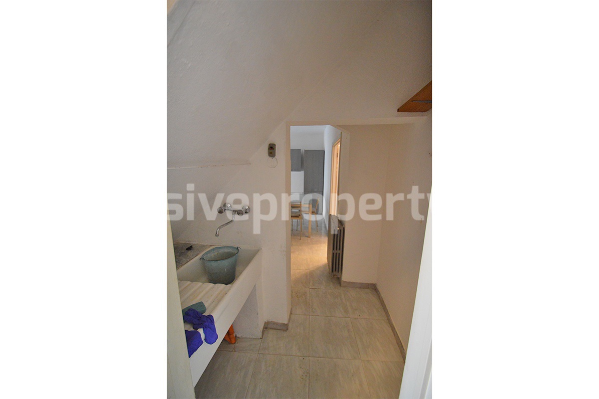 Spacious Stone Town House with Garage and Vaulted Ceilings for Sale in Guardialfiera - Molise