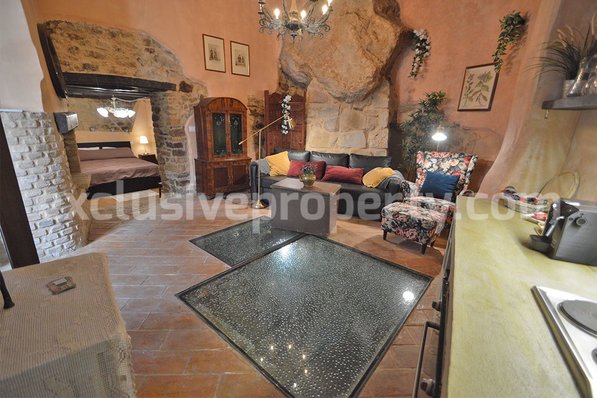 Charming Stone House with Cave for Sale in Civitacampomarano - Authentic Italian Retreat