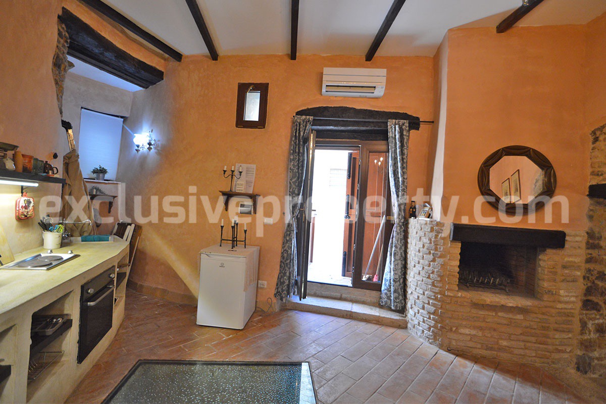 Charming Stone House with Cave for Sale in Civitacampomarano - Authentic Italian Retreat