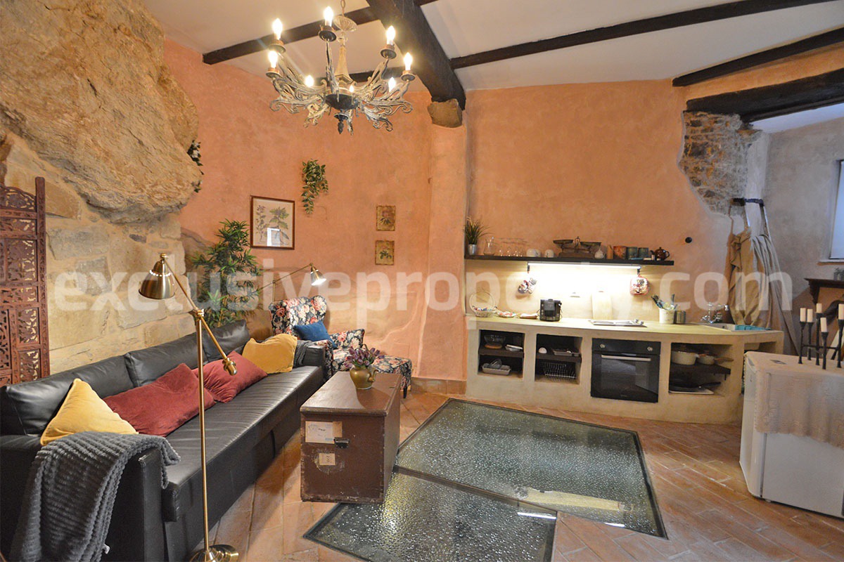 Charming Stone House with Cave for Sale in Civitacampomarano - Authentic Italian Retreat