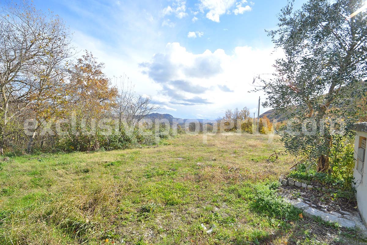 Charming Stone Country House for Sale in Molise - Italy with Land - Fireplace and Panoramic Views