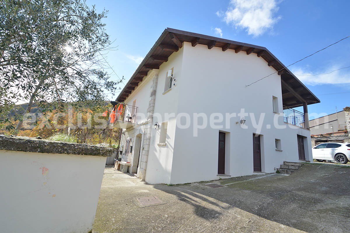 Charming Stone Country House for Sale in Molise - Italy with Land - Fireplace and Panoramic Views