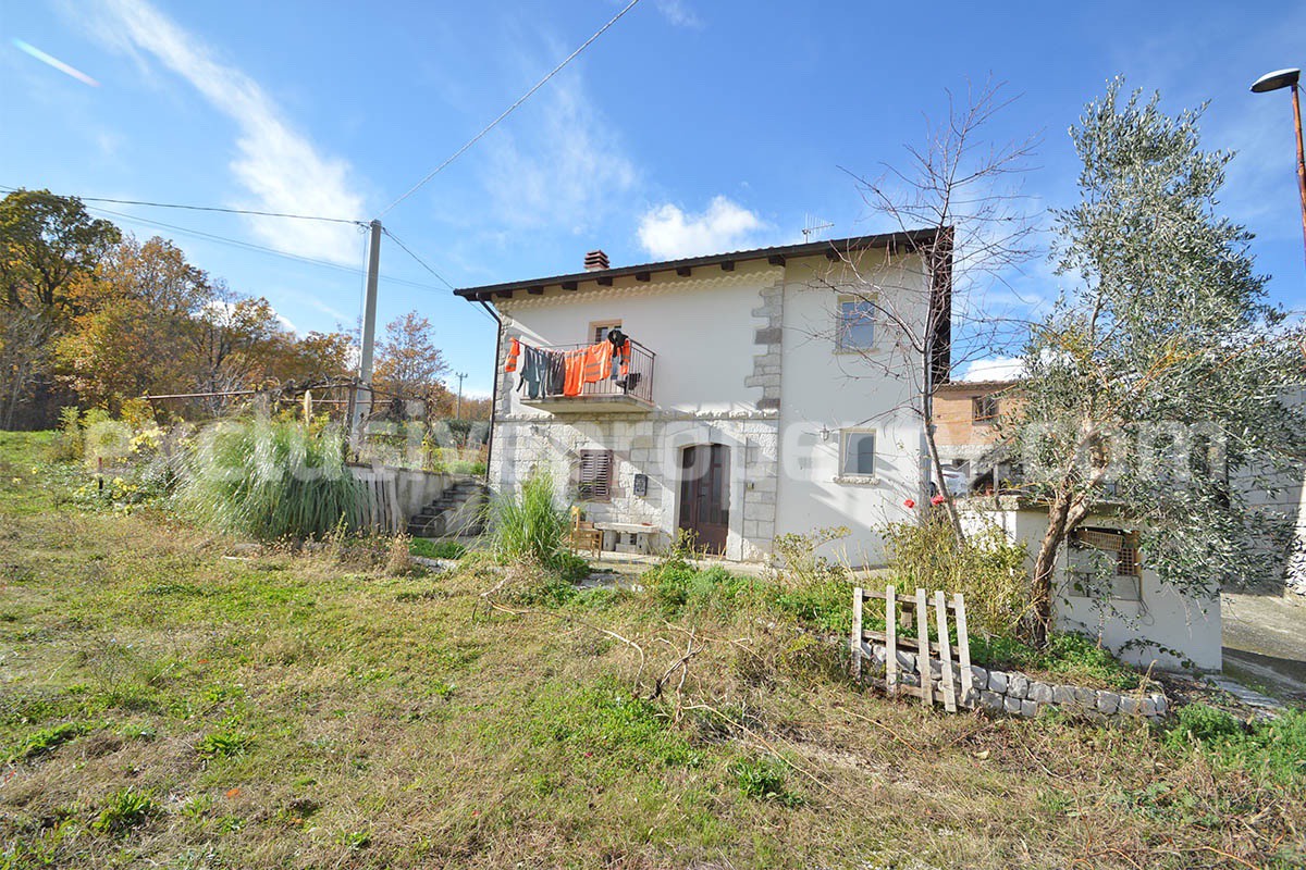 Charming Stone Country House for Sale in Molise - Italy with Land - Fireplace and Panoramic Views