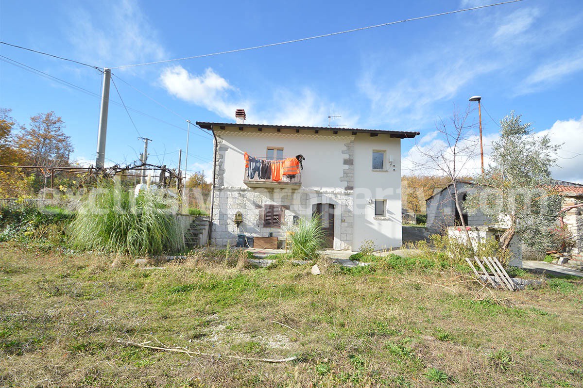 Charming Stone Country House for Sale in Molise - Italy with Land - Fireplace and Panoramic Views