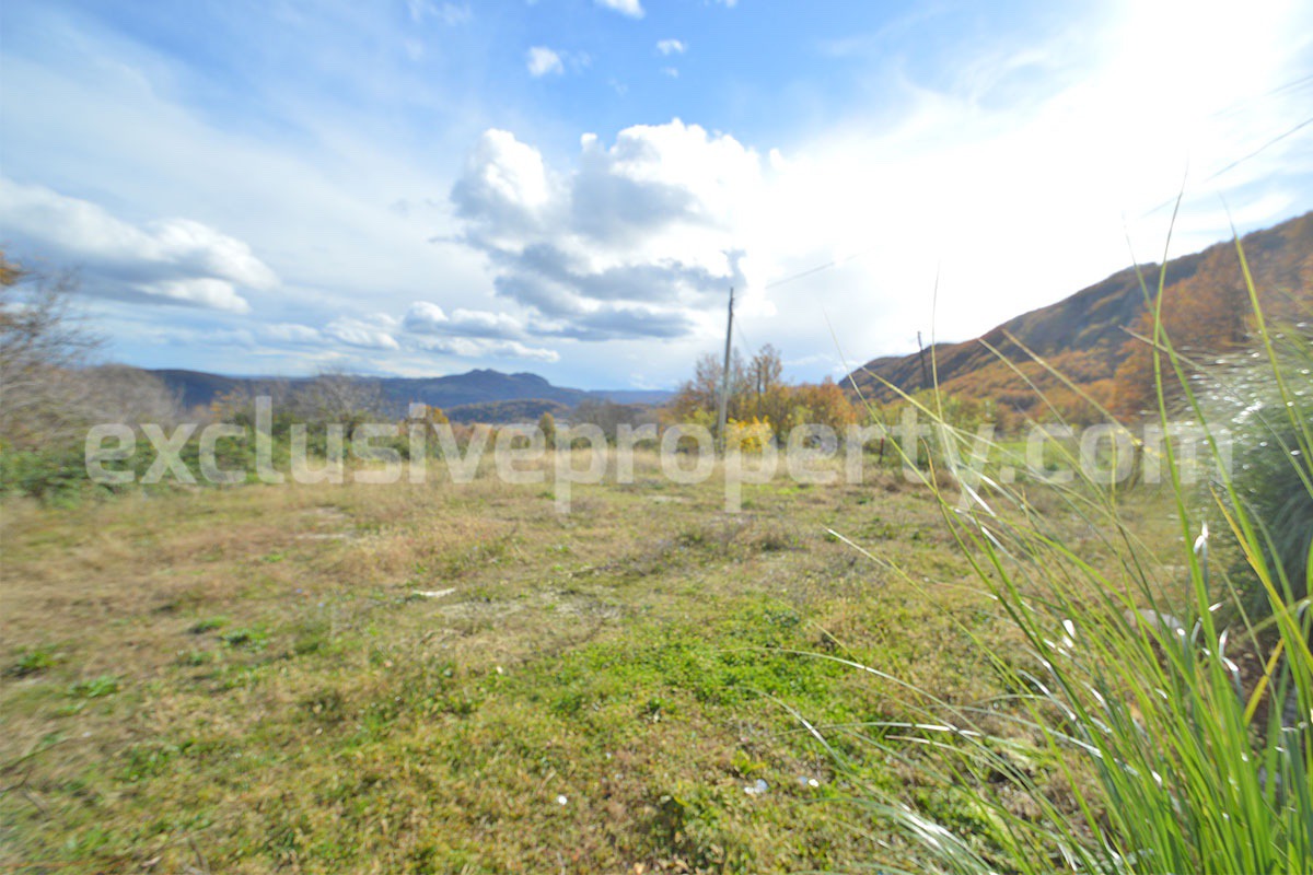 Charming Stone Country House for Sale in Molise - Italy with Land - Fireplace and Panoramic Views