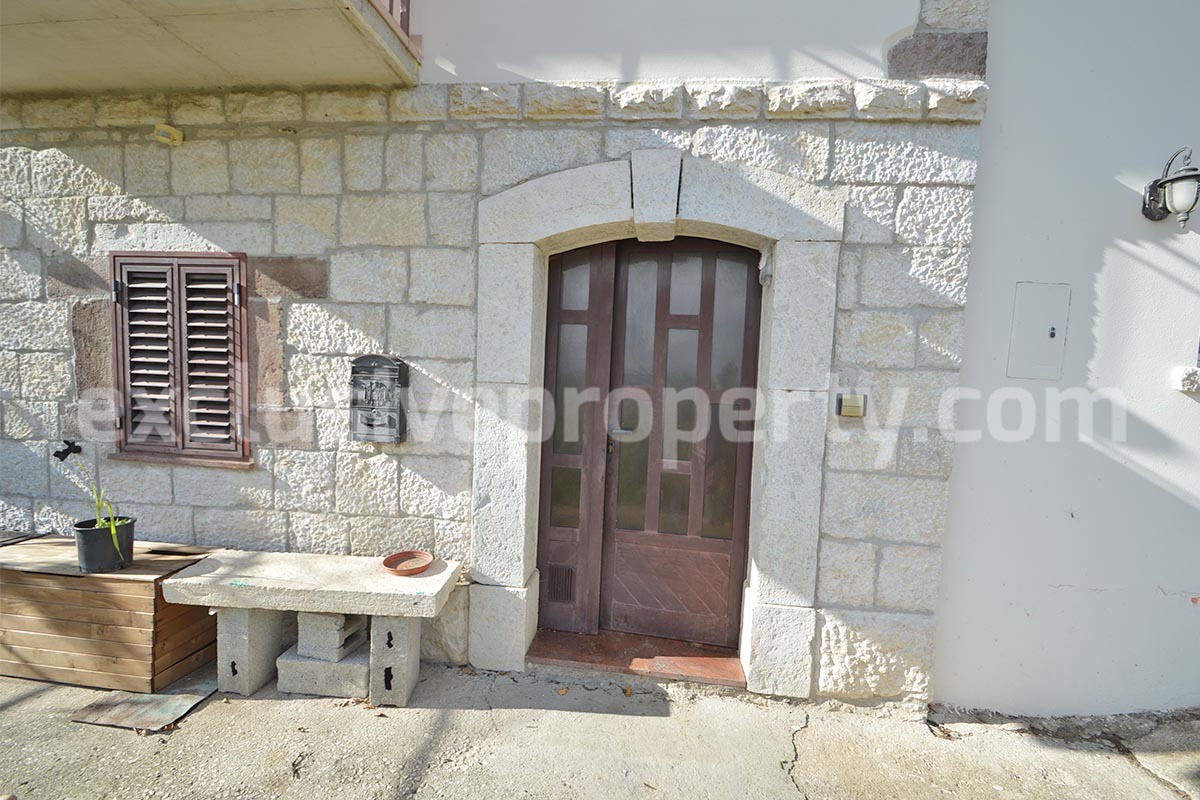 Charming Stone Country House for Sale in Molise - Italy with Land - Fireplace and Panoramic Views