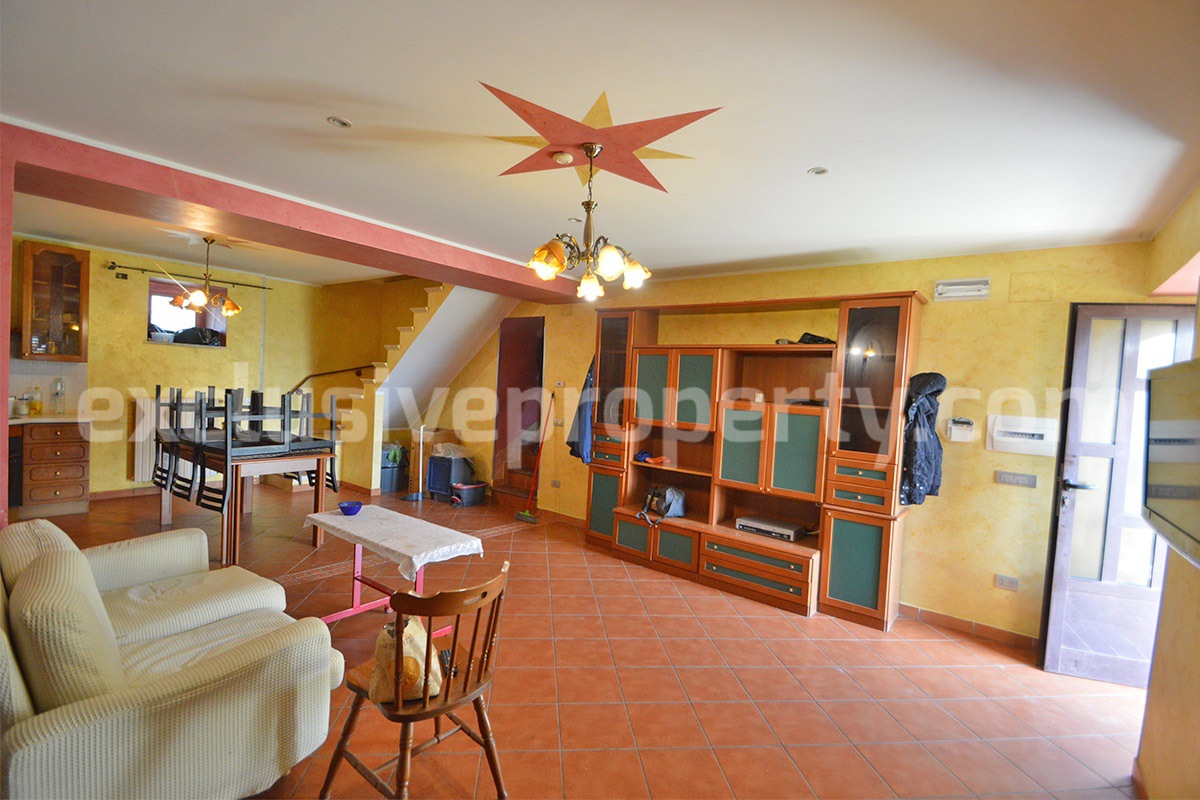 Charming Stone Country House for Sale in Molise - Italy with Land - Fireplace and Panoramic Views