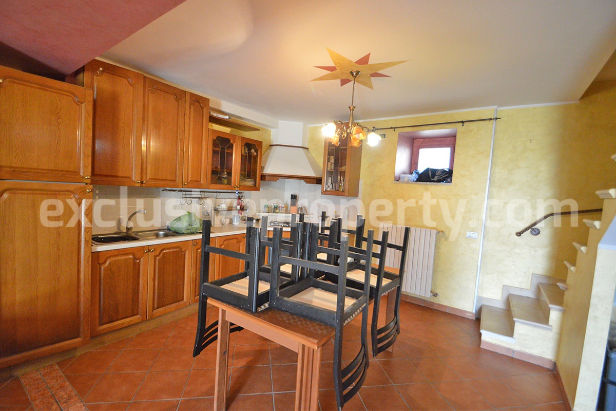 Charming Stone Country House for Sale in Molise - Italy with Land - Fireplace and Panoramic Views