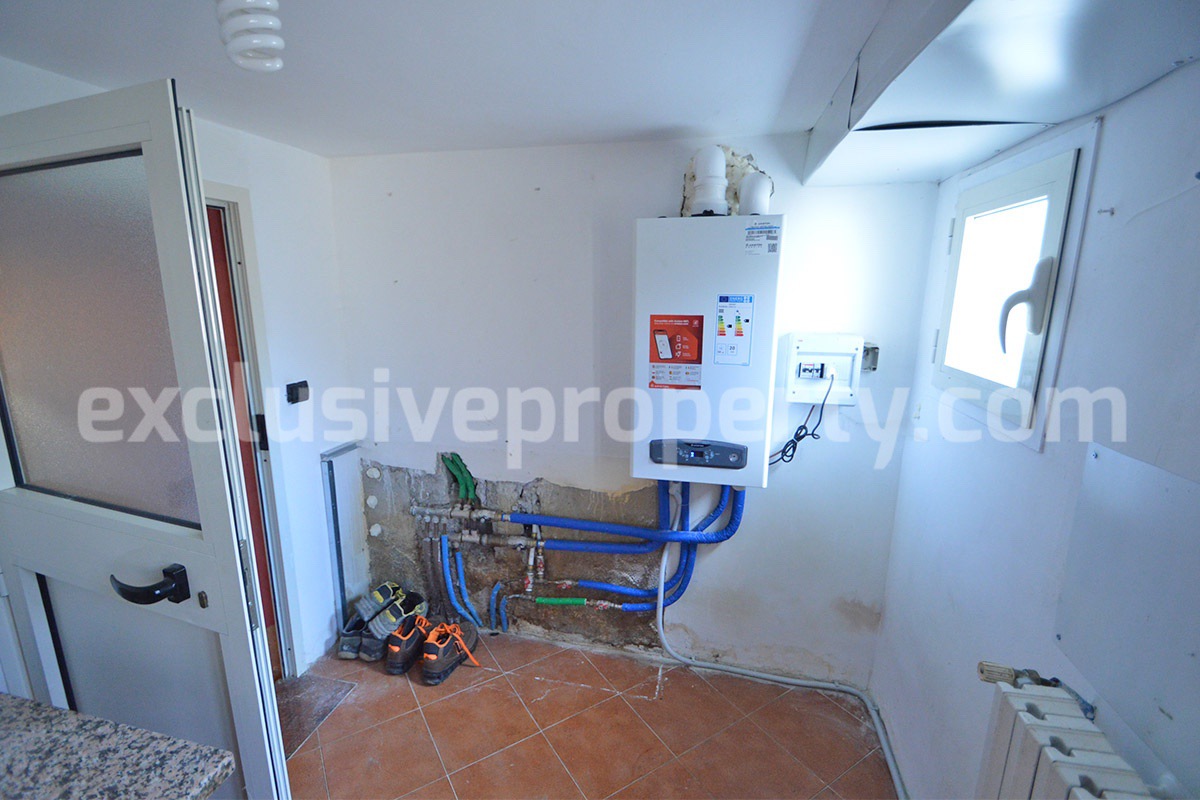 Charming Stone Country House for Sale in Molise - Italy with Land - Fireplace and Panoramic Views