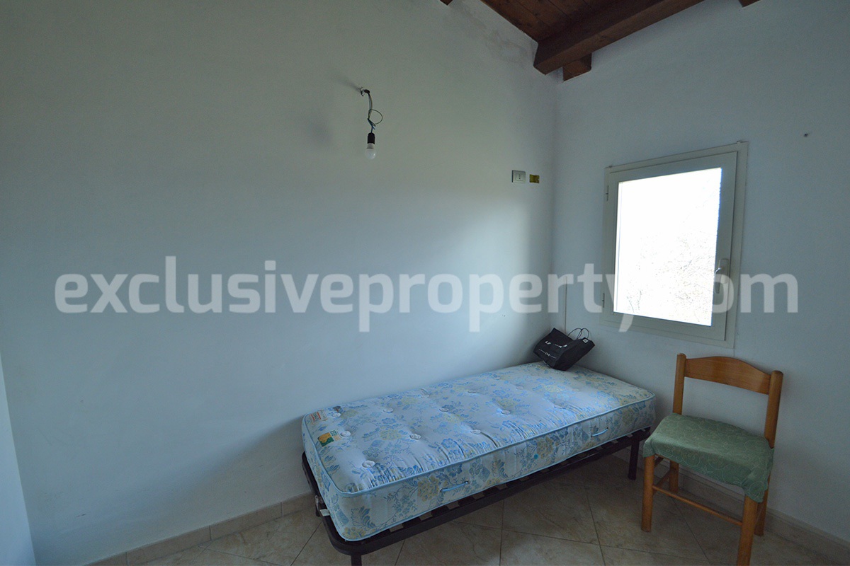 Charming Stone Country House for Sale in Molise - Italy with Land - Fireplace and Panoramic Views