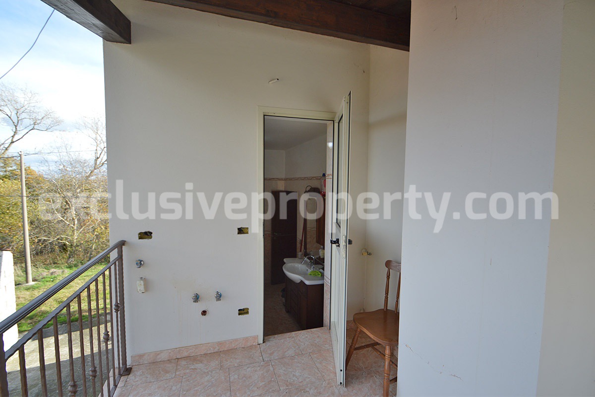 Charming Stone Country House for Sale in Molise - Italy with Land - Fireplace and Panoramic Views