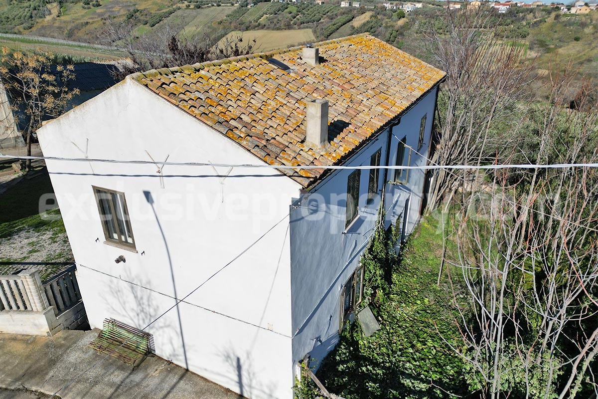 Charming Country House for Renovation with Land for Sale in Abruzzo - Italy - Peaceful Scerni Location