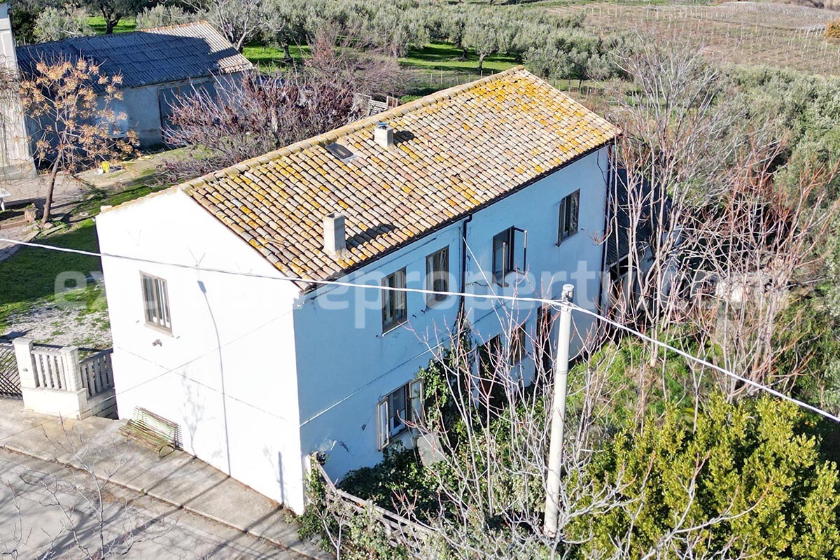 Charming Country House for Renovation with Land for Sale in Abruzzo - Italy - Peaceful Scerni Location