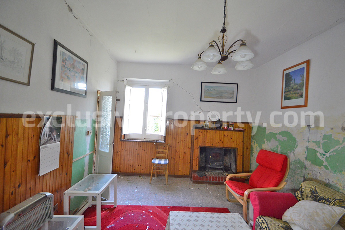 Charming Country House for Renovation with Land for Sale in Abruzzo - Italy - Peaceful Scerni Location