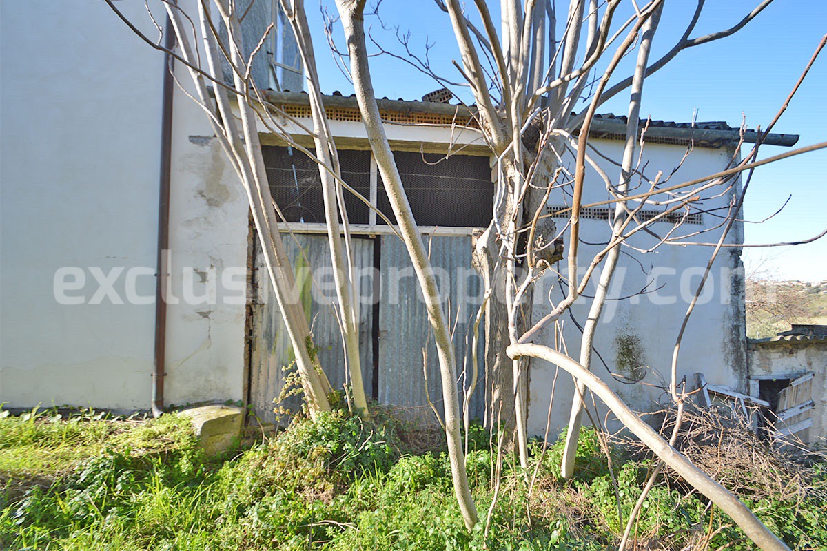 Charming Country House for Renovation with Land for Sale in Abruzzo - Italy - Peaceful Scerni Location