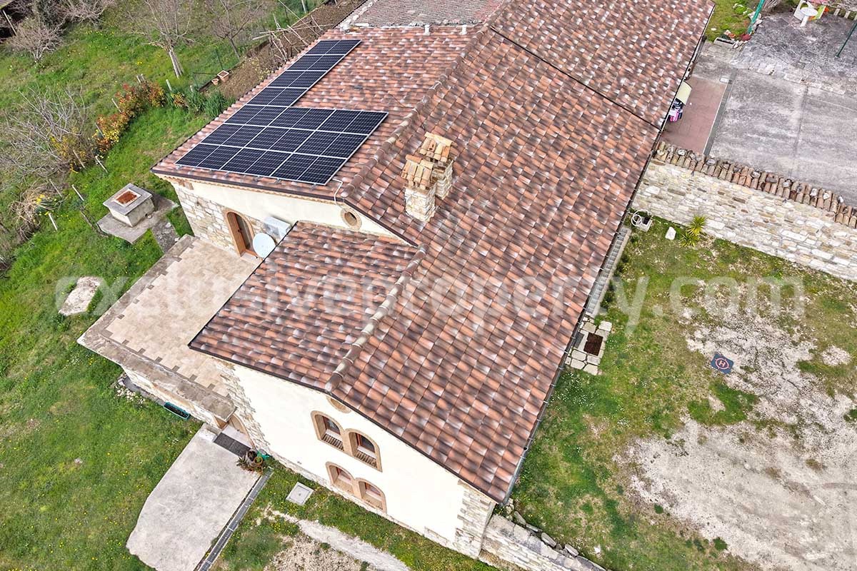 Stone Country House for Sale in Busso - Molise - Italy - Renovated Property with Guesthouse - Land and Terrace