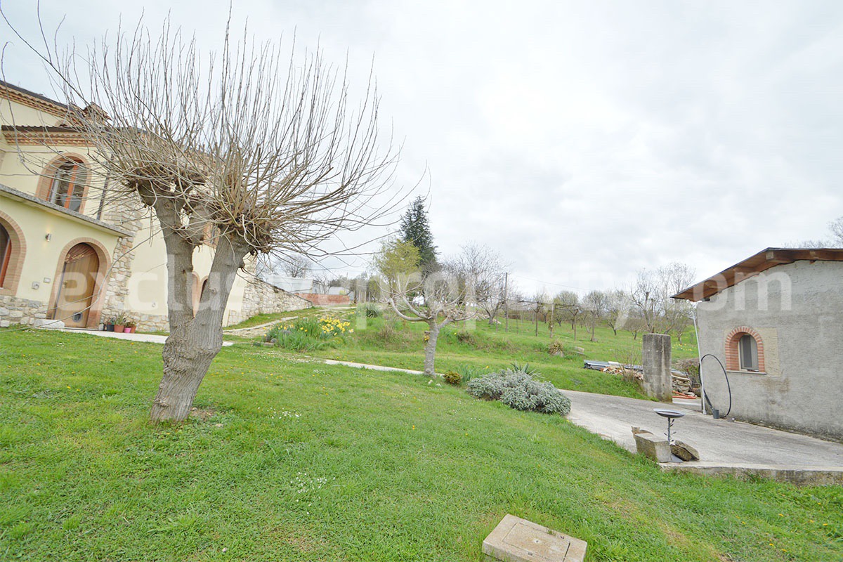 Stone Country House for Sale in Busso - Molise - Italy - Renovated Property with Guesthouse - Land and Terrace