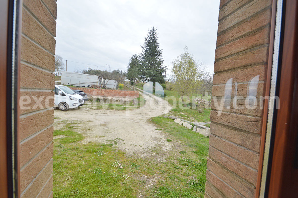 Stone Country House for Sale in Busso - Molise - Italy - Renovated Property with Guesthouse - Land and Terrace