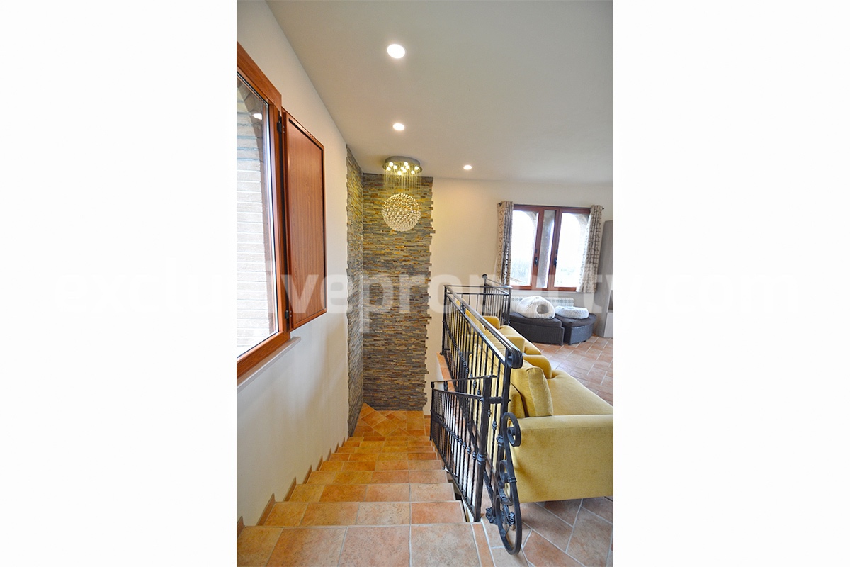 Stone Country House for Sale in Busso - Molise - Italy - Renovated Property with Guesthouse - Land and Terrace