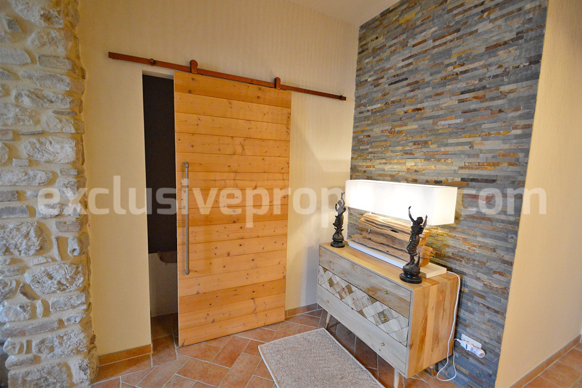 Stone Country House for Sale in Busso - Molise - Italy - Renovated Property with Guesthouse - Land and Terrace