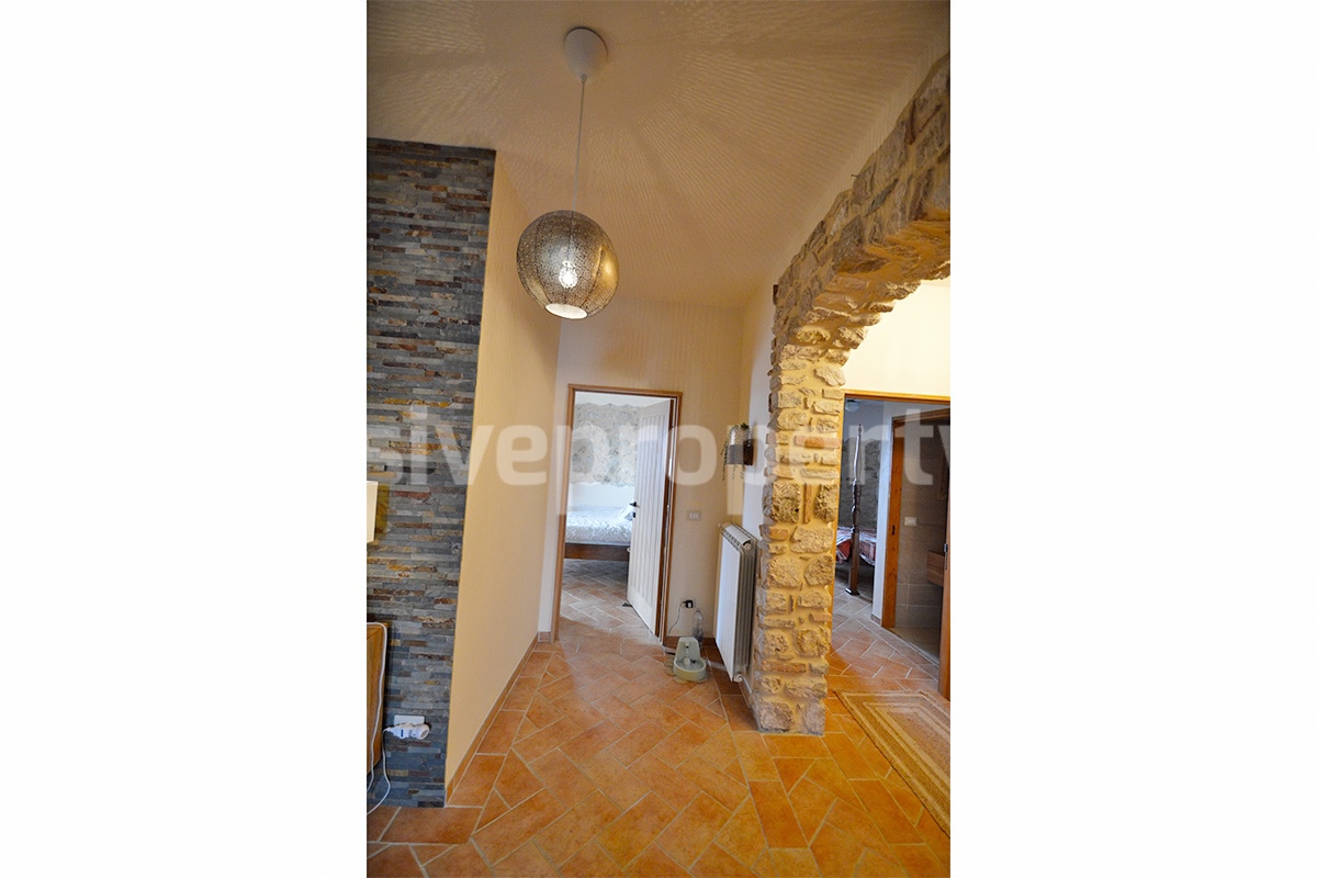 Stone Country House for Sale in Busso - Molise - Italy - Renovated Property with Guesthouse - Land and Terrace