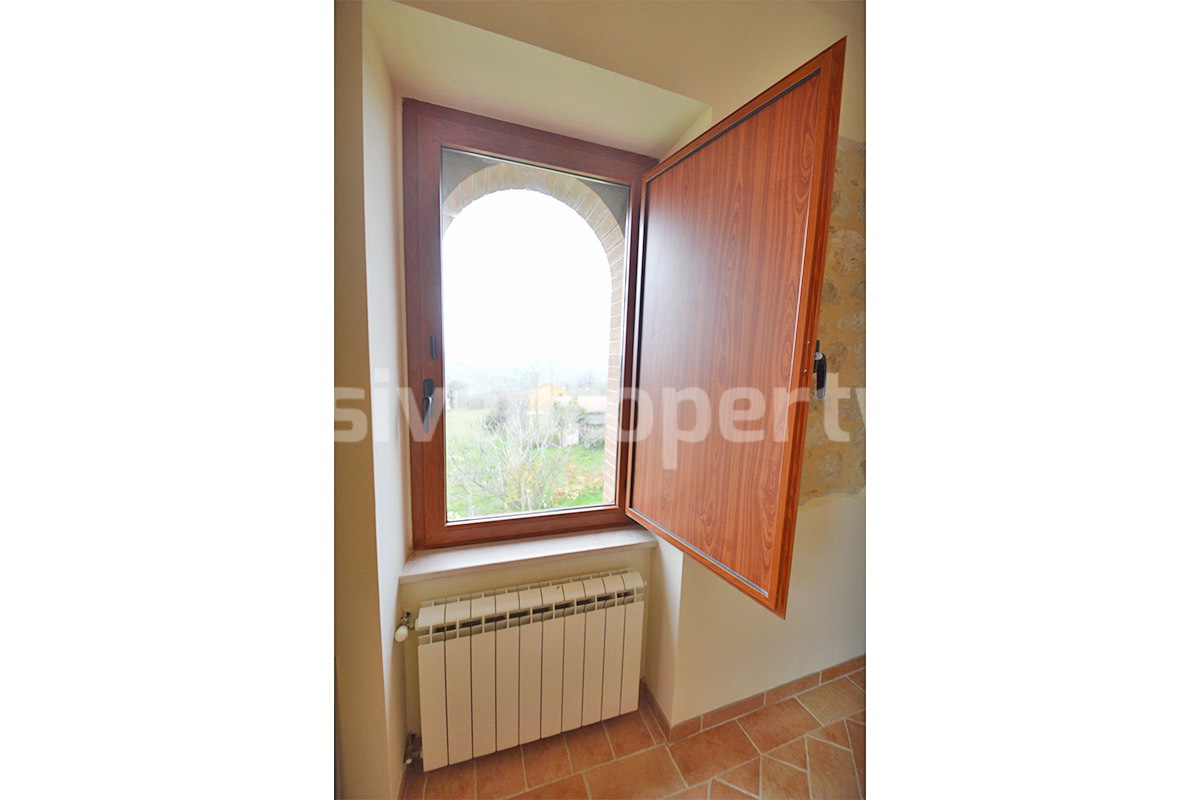 Stone Country House for Sale in Busso - Molise - Italy - Renovated Property with Guesthouse - Land and Terrace