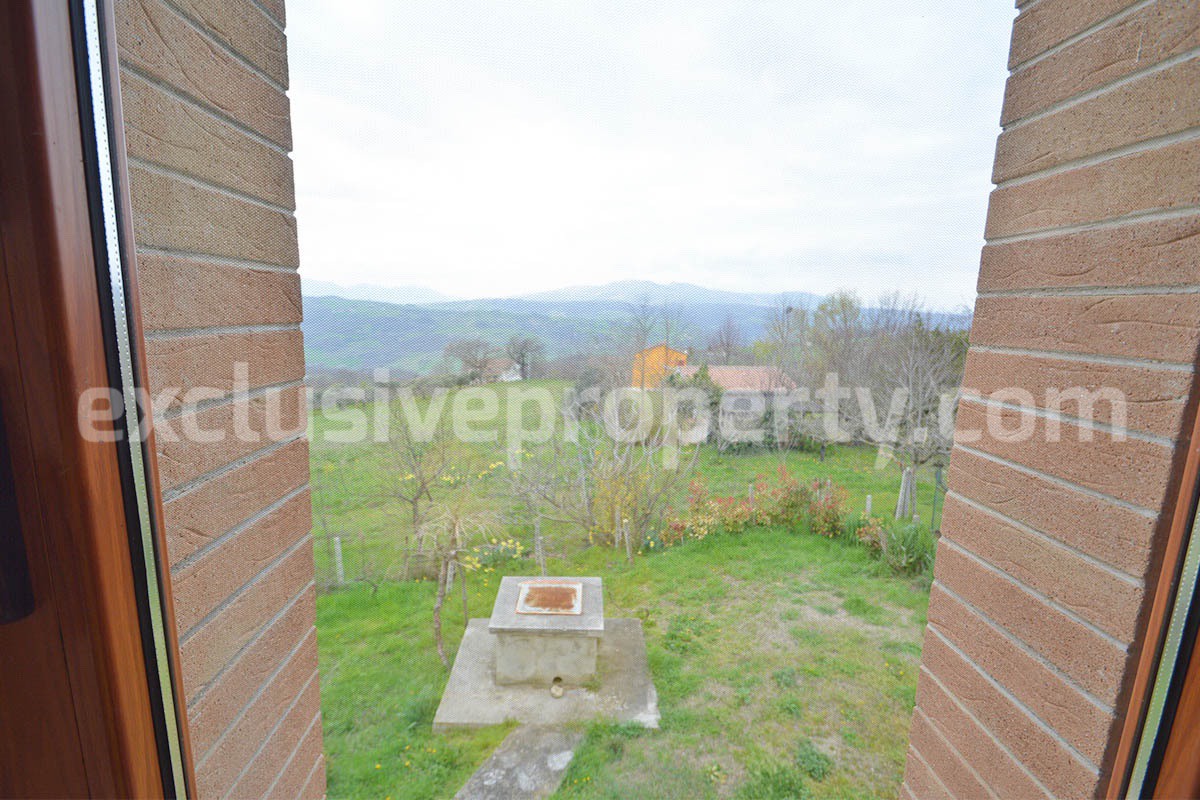 Stone Country House for Sale in Busso - Molise - Italy - Renovated Property with Guesthouse - Land and Terrace