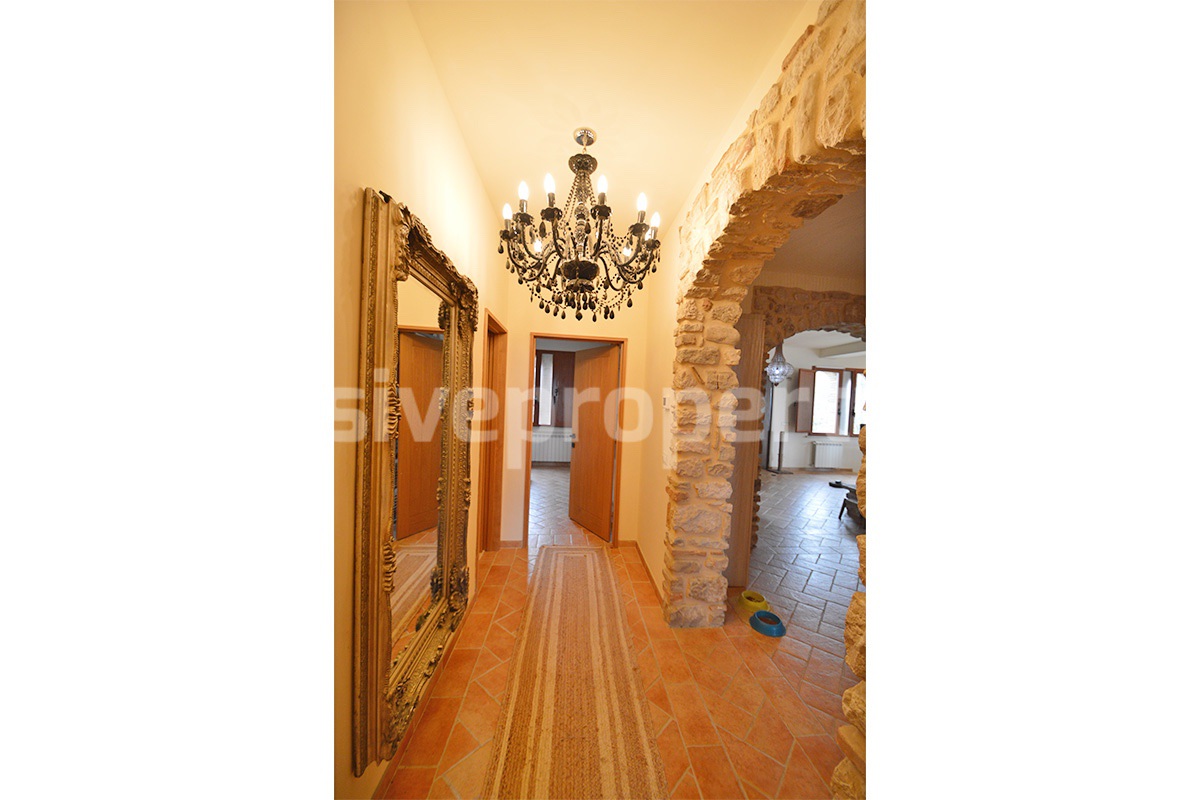 Stone Country House for Sale in Busso - Molise - Italy - Renovated Property with Guesthouse - Land and Terrace