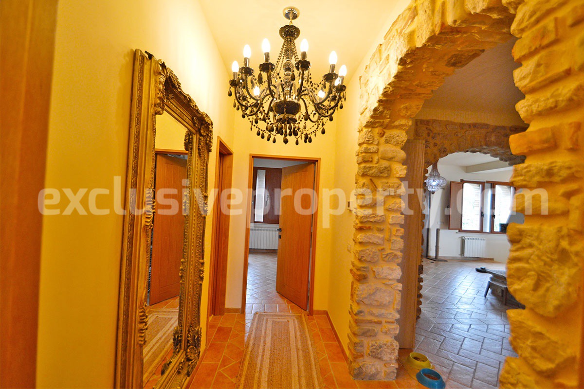 Stone Country House for Sale in Busso - Molise - Italy - Renovated Property with Guesthouse - Land and Terrace