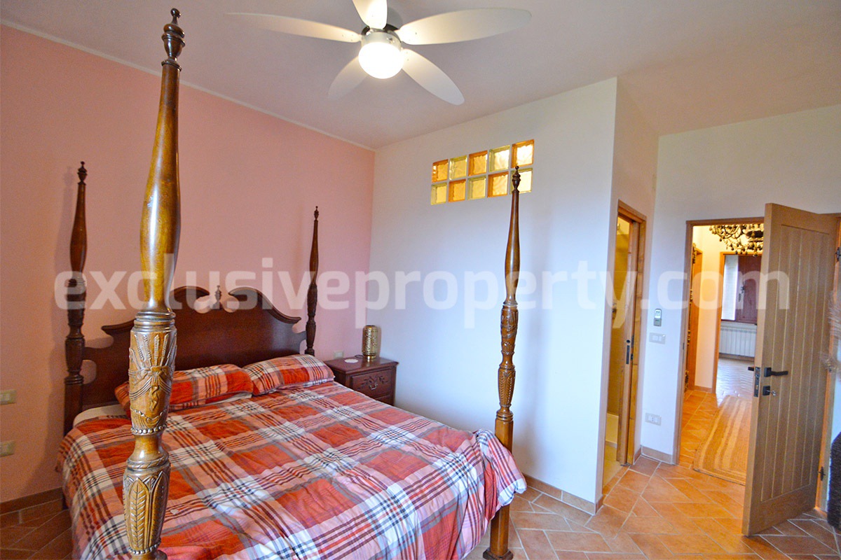 Stone Country House for Sale in Busso - Molise - Italy - Renovated Property with Guesthouse - Land and Terrace