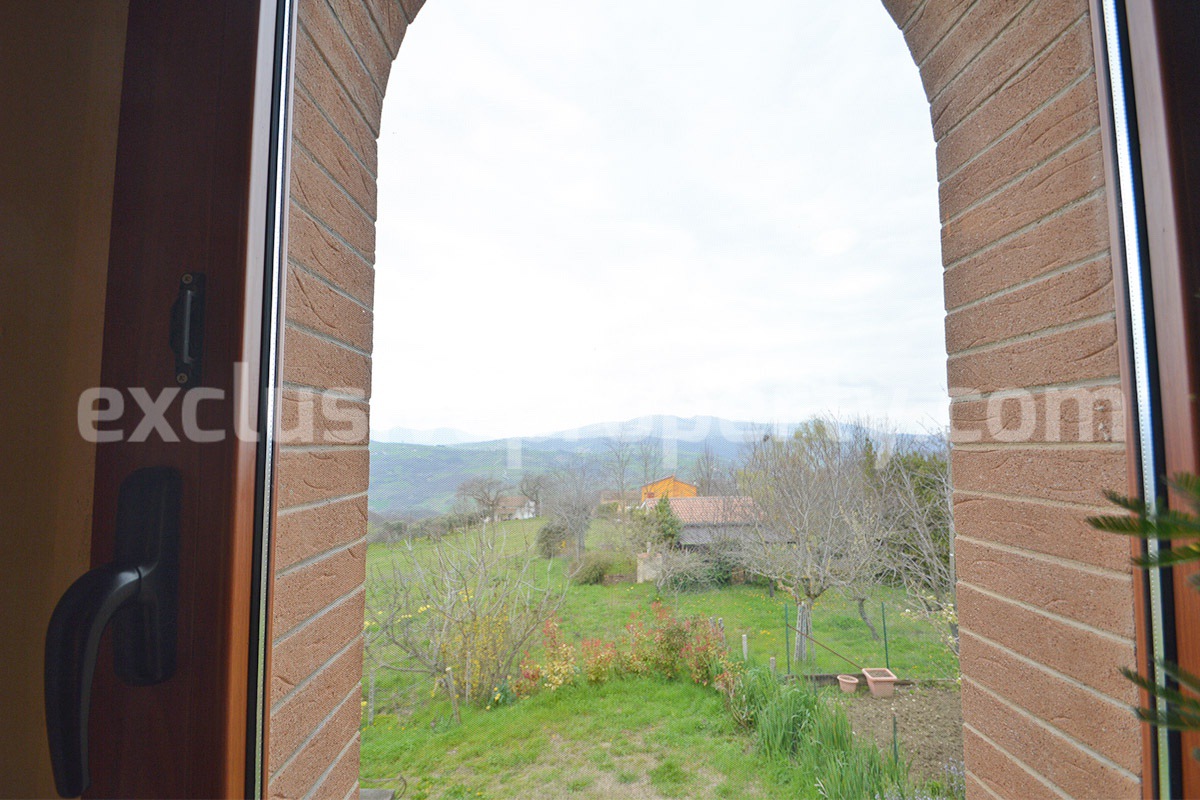 Stone Country House for Sale in Busso - Molise - Italy - Renovated Property with Guesthouse - Land and Terrace