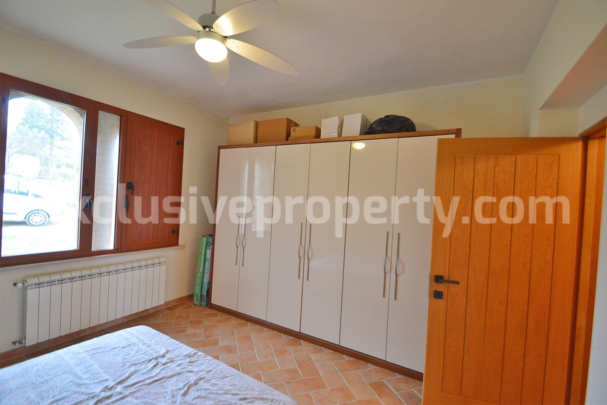 Stone Country House for Sale in Busso - Molise - Italy - Renovated Property with Guesthouse - Land and Terrace