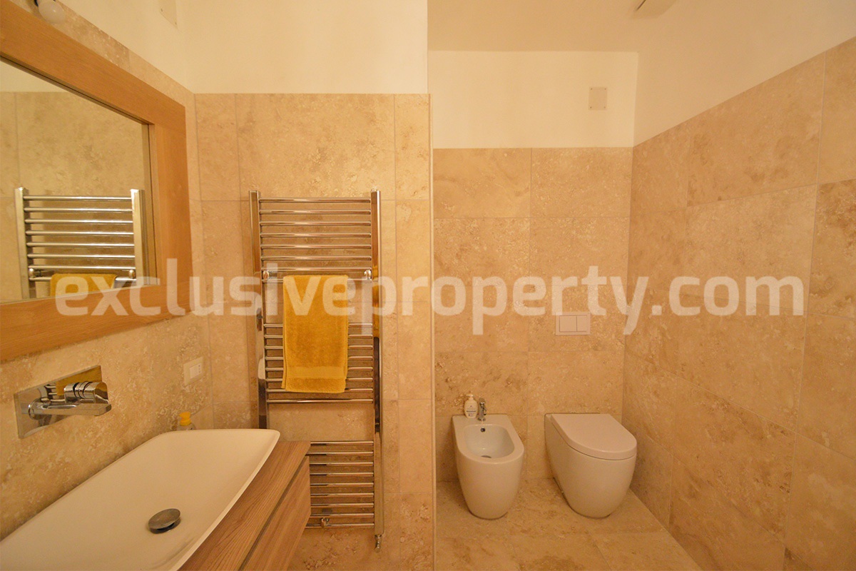 Stone Country House for Sale in Busso - Molise - Italy - Renovated Property with Guesthouse - Land and Terrace