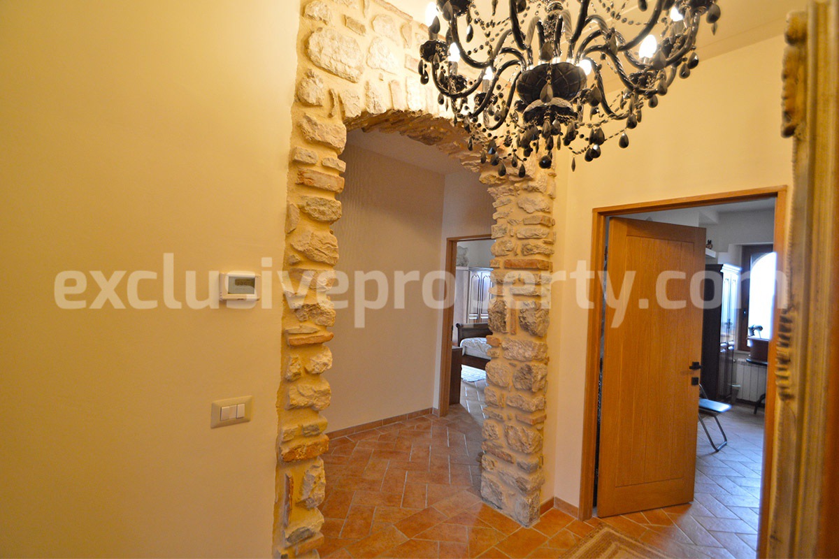 Stone Country House for Sale in Busso - Molise - Italy - Renovated Property with Guesthouse - Land and Terrace