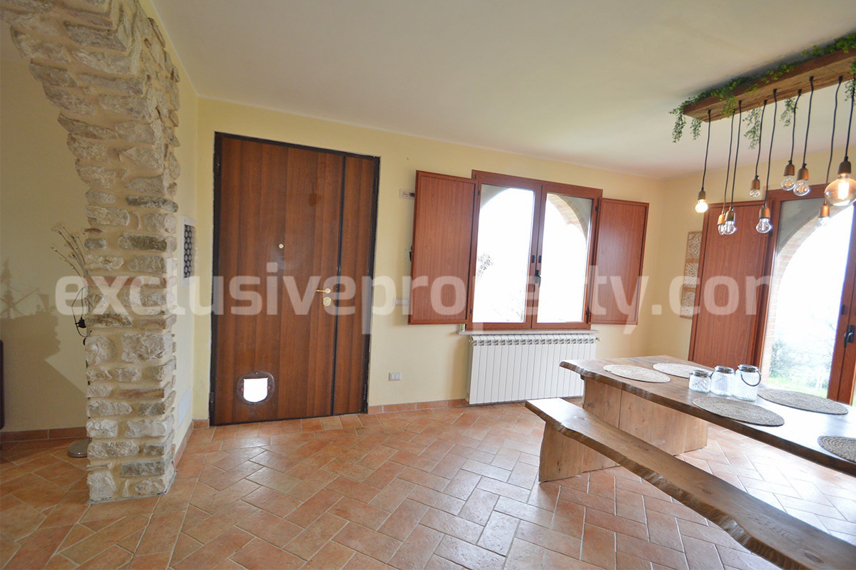 Stone Country House for Sale in Busso - Molise - Italy - Renovated Property with Guesthouse - Land and Terrace